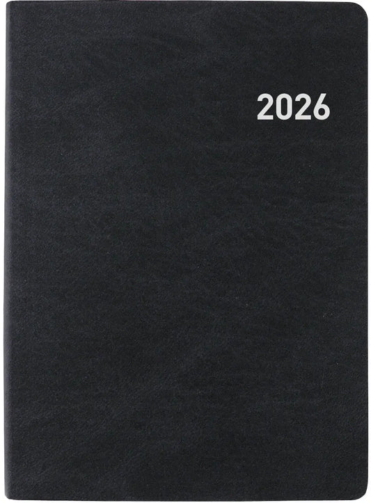 BIELLA Taschenagenda Memento 2026 825401020026U 1W/2S schwarz ML 10.1x14.2cm Idealshop