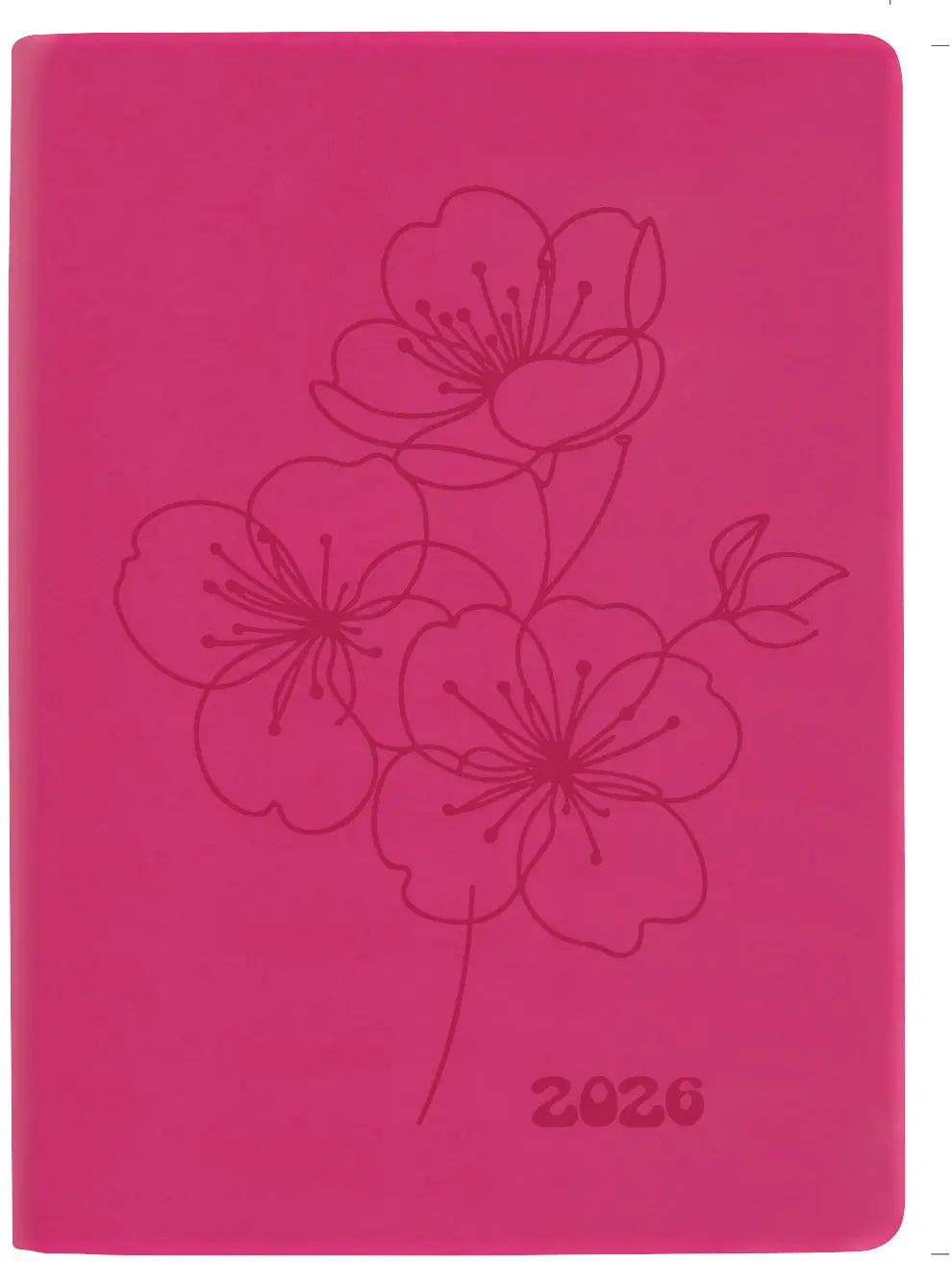 BIELLA Taschenagenda Memento 2026 825715400026U 1W/2S pink ML 10.1x14.2cm Idealshop
