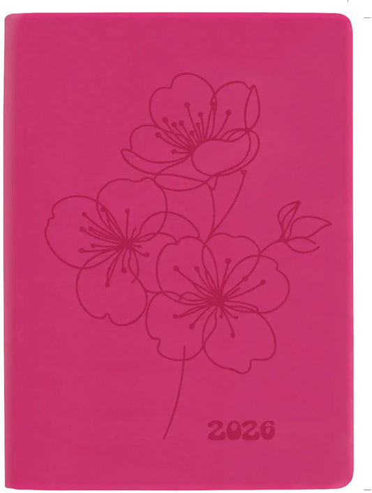 BIELLA Taschenagenda Memento 2026 825715400026U 1W/2S pink ML 10.1x14.2cm Idealshop