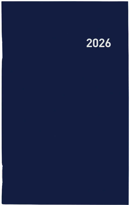 BIELLA Taschenagenda Pratique 2026 824370050026U 1W/1S blau ML 8.7x13.6cm Idealshop