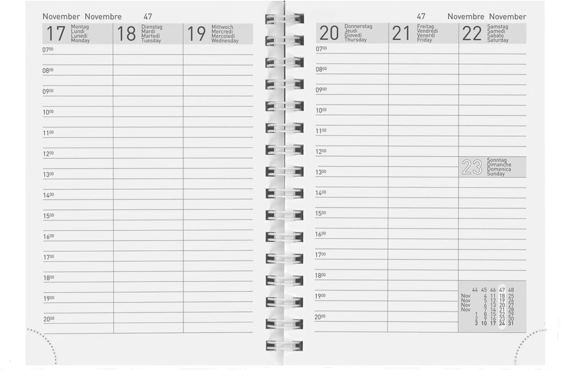 BIELLA    Taschenagenda Rex Wire-O  2025 Idealshop