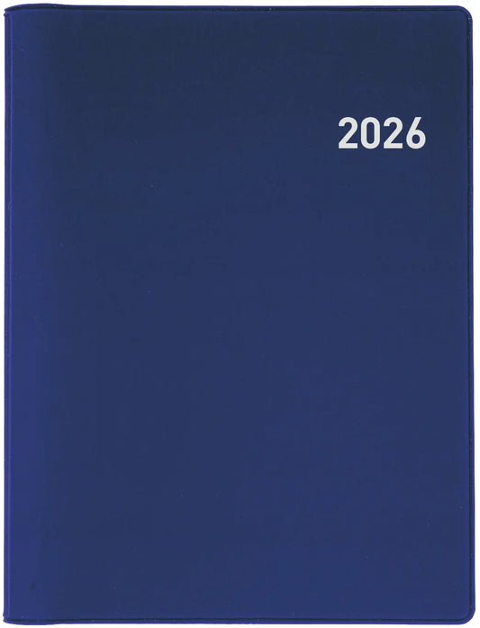BIELLA Taschenagenda Rex Wire-O 2026 825773050026U 1W/2S blau ML 10.1x14.2cm Idealshop