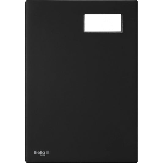 BIELLA Unterschriftenmappe A4 34342002U schwarz 20-teilig Idealshop