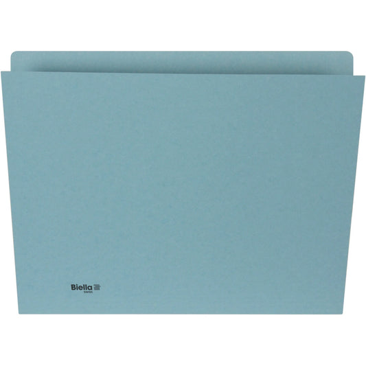 BIELLA Vertikalmappe A4 25543205U blau 320g 100 Stück Idealshop