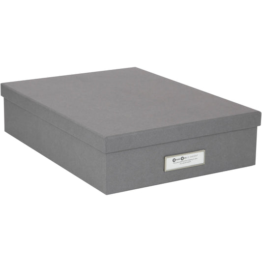 BIGSO BOX OF SWEDEN Aufbewahrungsbox Oskar 945154141 grau 26x35x8.5cm Idealshop