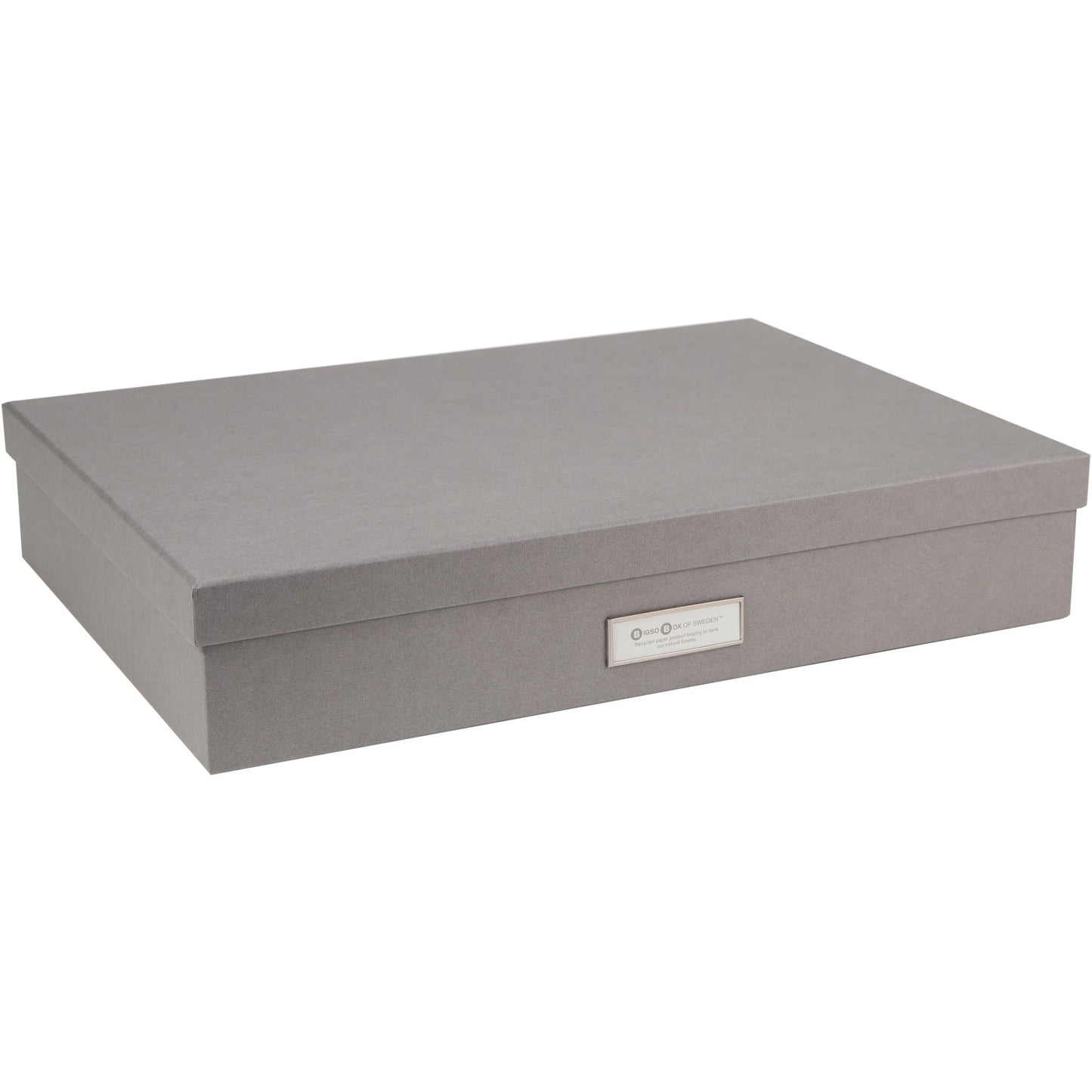 BIGSO BOX OF SWEDEN Aufbewahrungsbox Sverker 934154141 grau 43.5x31x8.5cm Idealshop