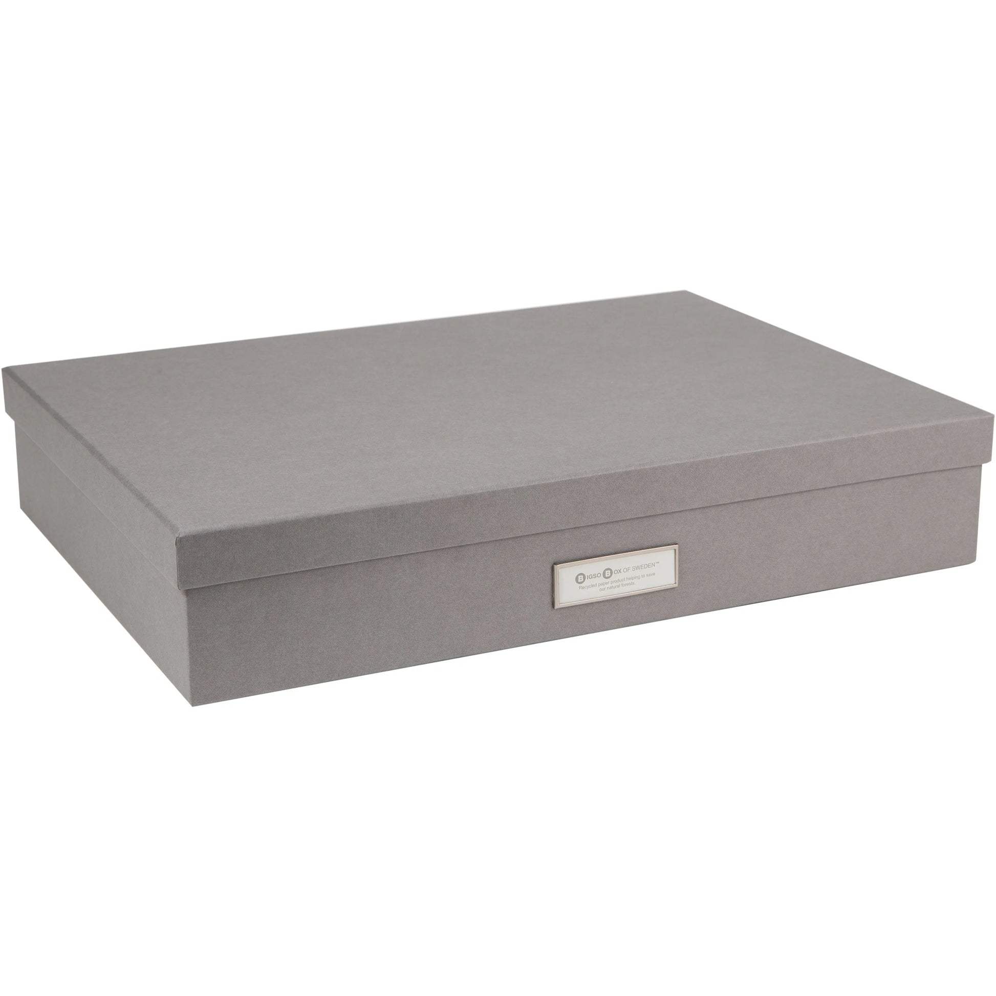 BIGSO BOX OF SWEDEN Aufbewahrungsbox Sverker 934154141 grau 43.5x31x8.5cm Idealshop