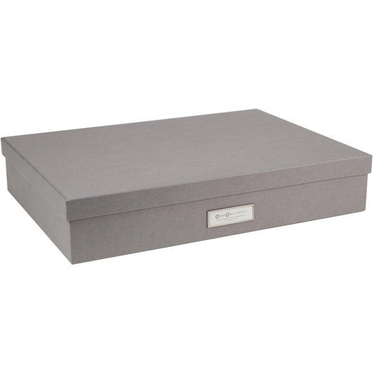 BIGSO BOX OF SWEDEN Aufbewahrungsbox Sverker 934154141 grau 43.5x31x8.5cm Idealshop