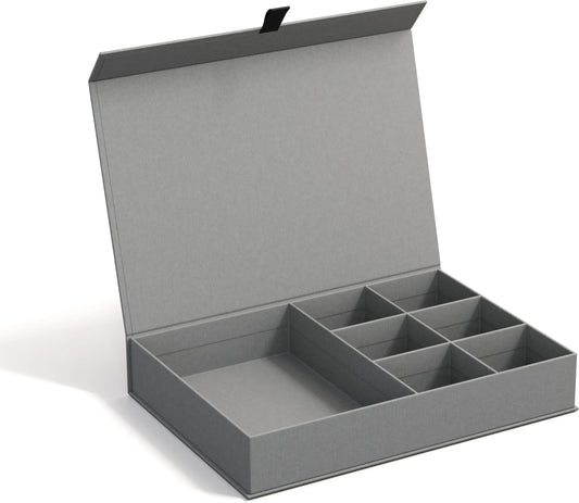 BIGSO BOX OF SWEDEN Schmuckbox Jolie 706154101TAB grau 26.5x19x7cm Idealshop
