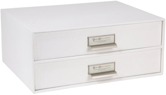 BIGSO BOX OF SWEDEN Schubladenbox Birger 943145544 2 Schubladen, weiss Idealshop