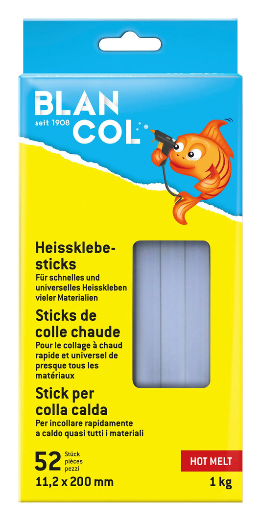 BLANCOL Heissklebesticks 32409 11.2x200mm, rund 52 Stück Idealshop