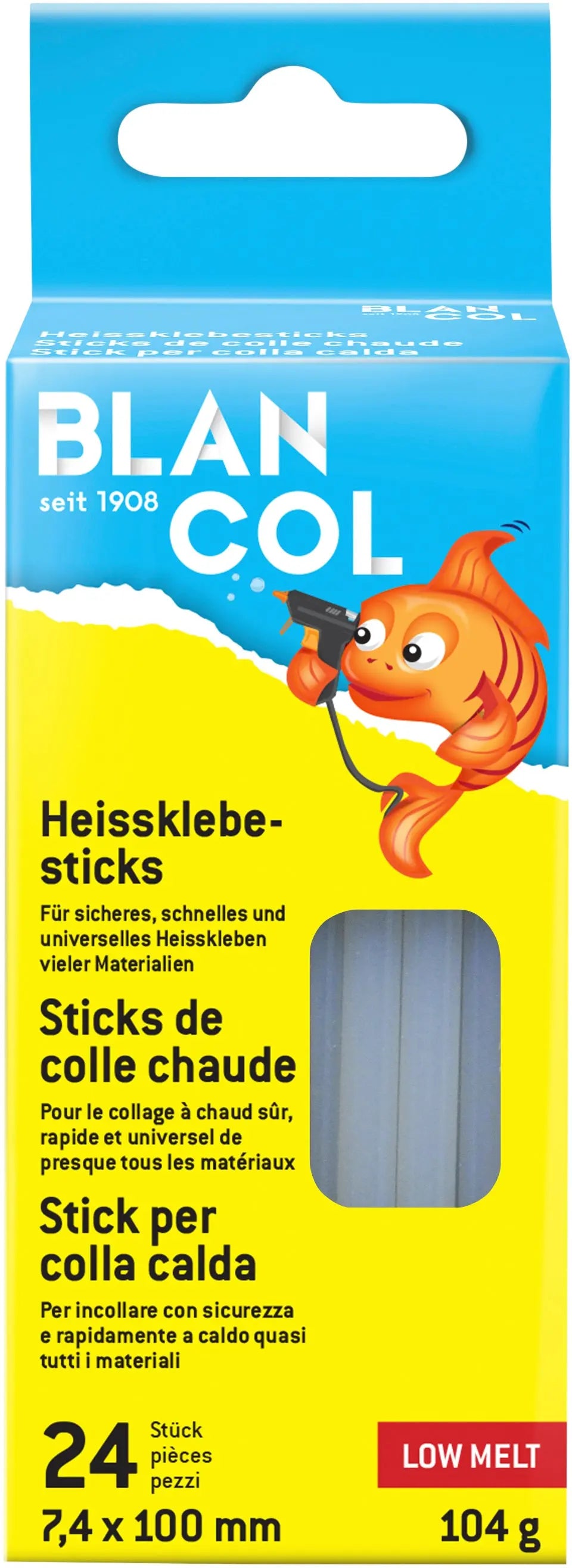 BLANCOL Heissklebesticks KIDS 32410 7.4x100mm, rund 24 Stück Idealshop