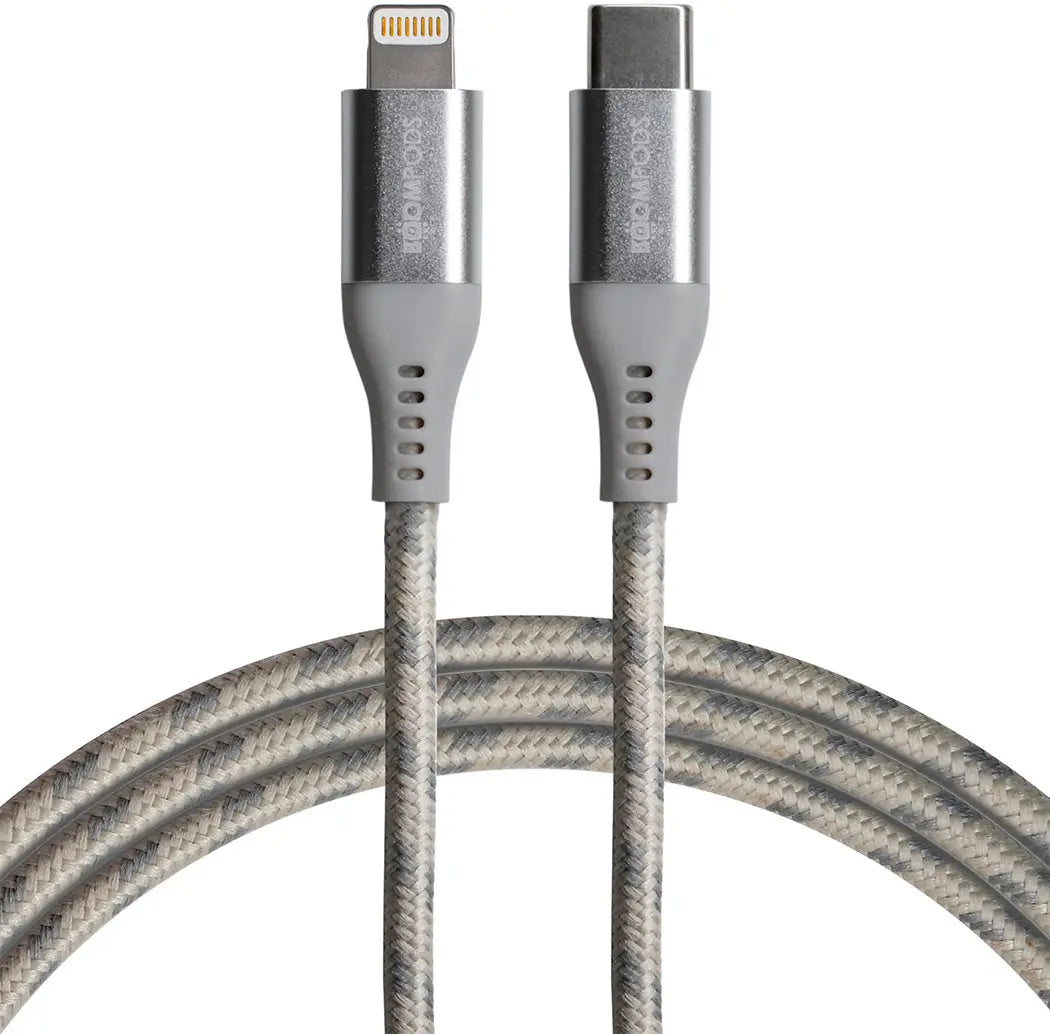 BOOMPODS Tide USB- C-Lightning Cable TCCATI 1.5m,titanium Idealshop