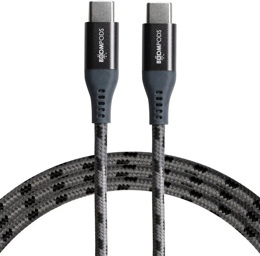 BOOMPODS Tide USB-C to USB-C Cable TCCCGR 1.5m,graphite Idealshop