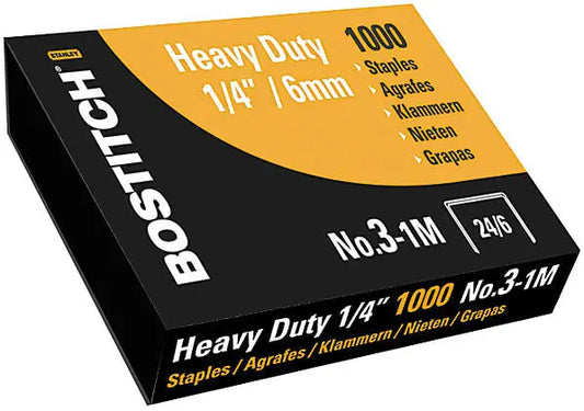 BOSTITCH Heftklammern 6mm NO.3-1M 1000 Stück No.3-1M Idealshop