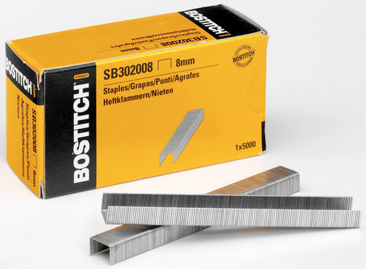 BOSTITCH Heftklammern 8mm SB302008 5000 Stück Idealshop