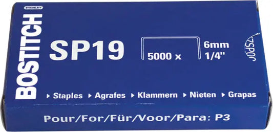 BOSTITCH Heftklammern SP19 1/4 6mm SP1906Z 5000 Stück Idealshop