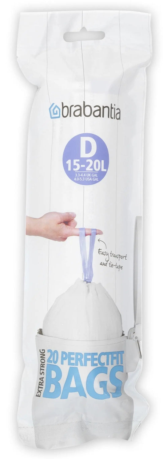 BRABANTIA Kehrichtsäcke 246760 15-20lt 20 Stk. Idealshop