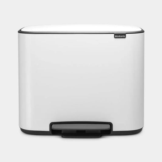 BRABANTIA Treteimer BO 121005 3x11 L weiss Idealshop