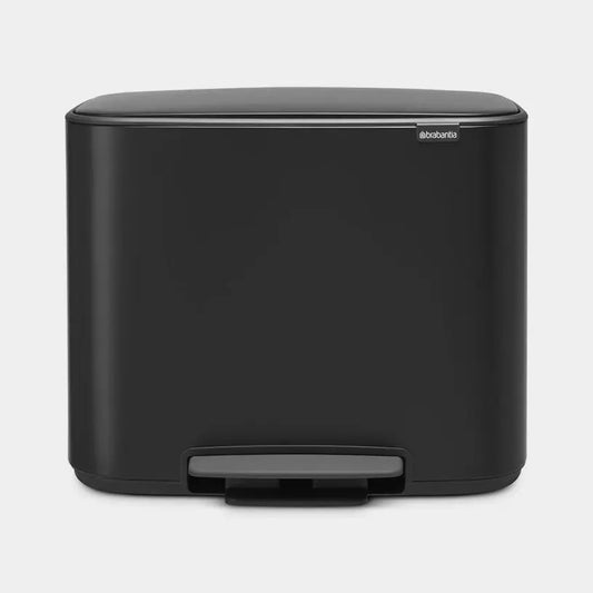 BRABANTIA Treteimer BO 121104 3x11 L schwarz matt Idealshop