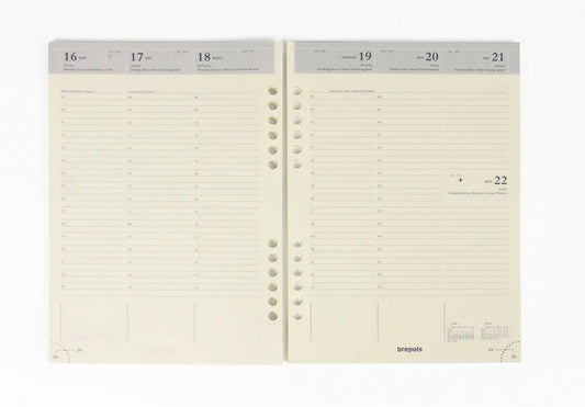 BREPOLS   Agenda Brefax 7 open-ring 2025 Idealshop