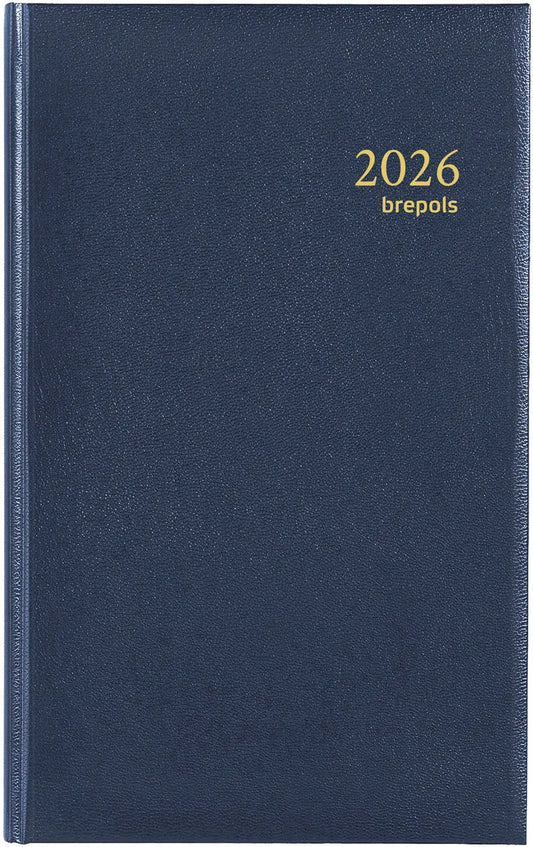 BREPOLS Agenda Brefix 16 Lima 2026 0.016.1256 1T/1S blau 11.3x18.2cm Idealshop
