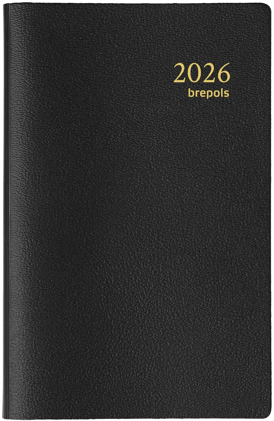 BREPOLS Agenda Delta Genova Plast 2026 0.834.2051 1W/2S schwarz 8.1x12cm Idealshop