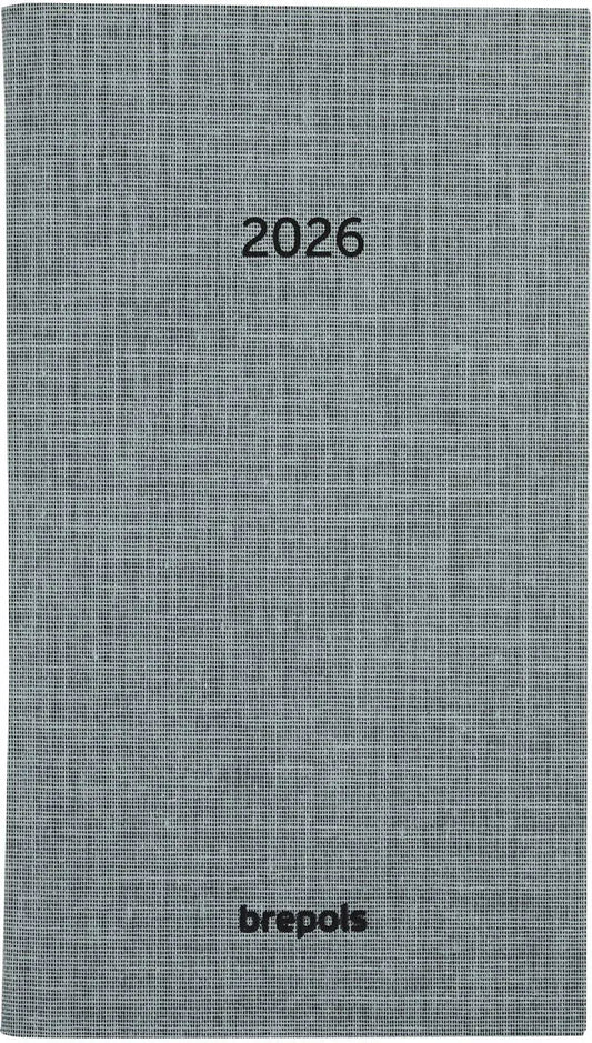 BREPOLS Agenda Notavision Dubl. 2026 75454550560 1W/2S grün 8.9x16cm Idealshop