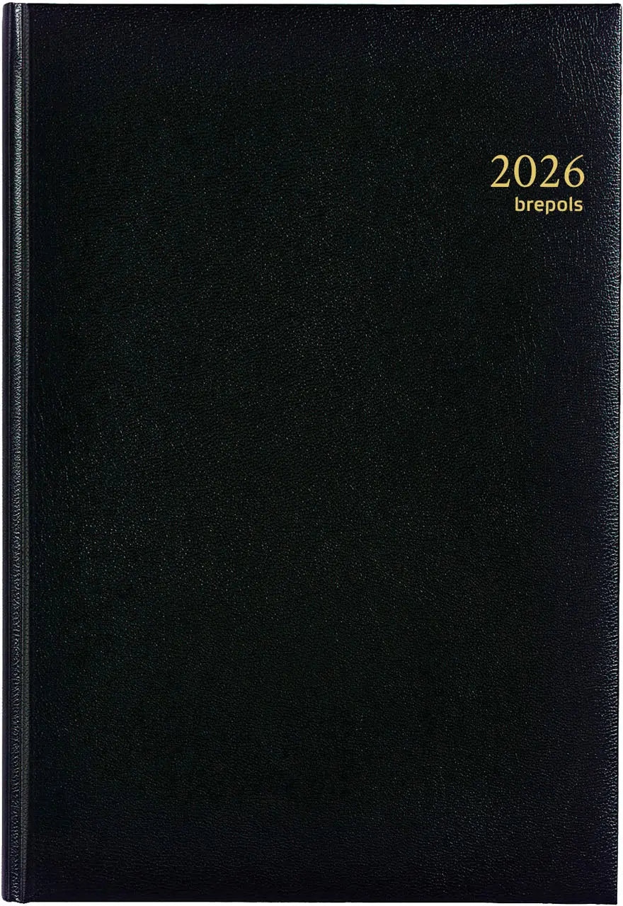 BREPOLS Agenda Omega Lima Kul. 2026 0.030.1256 1W/2S schwarz 21x29cm Idealshop