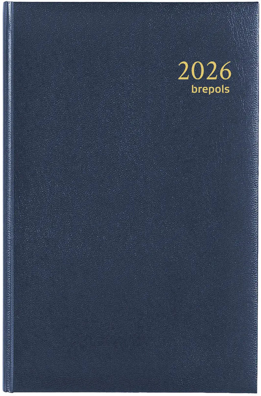 BREPOLS Agenda Saturnus 231 Lima 2026 0.231.1255 1W/2S blau 13x20.8cm Idealshop