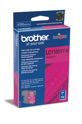 BROTHER Tintenpatrone HY magenta LC-1100HYM MFC-6490CW 750 Seiten Idealshop