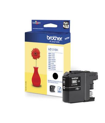 BROTHER Tintenpatrone schwarz LC-121BK DCP-J132 300 Seiten Idealshop