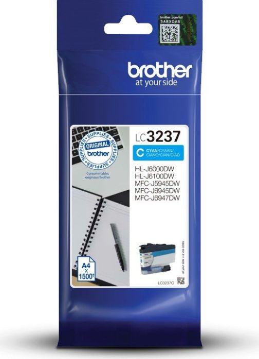BROTHER Tintenpatrone cyan LC-3237C MFC-J5945DW 1500 Seiten Idealshop