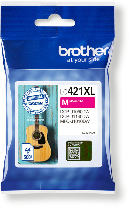 BROTHER Tintenpatrone HY magenta LC-421XLM DCP-J1050 500 Seiten Idealshop