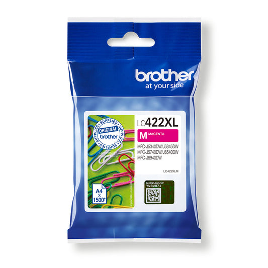 BROTHER Tintenpatrone HY magenta LC-422XLM MFC-J5340 1500 Seiten Idealshop