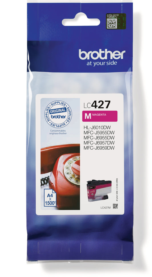BROTHER Tintenpatrone magenta LC-427M MFC-J5955 1500 Seiten Idealshop