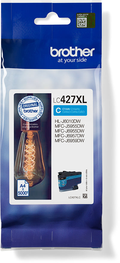 BROTHER Tintenpatrone HY cyan LC-427XLC MFC-J5955 5000 Seiten Idealshop
