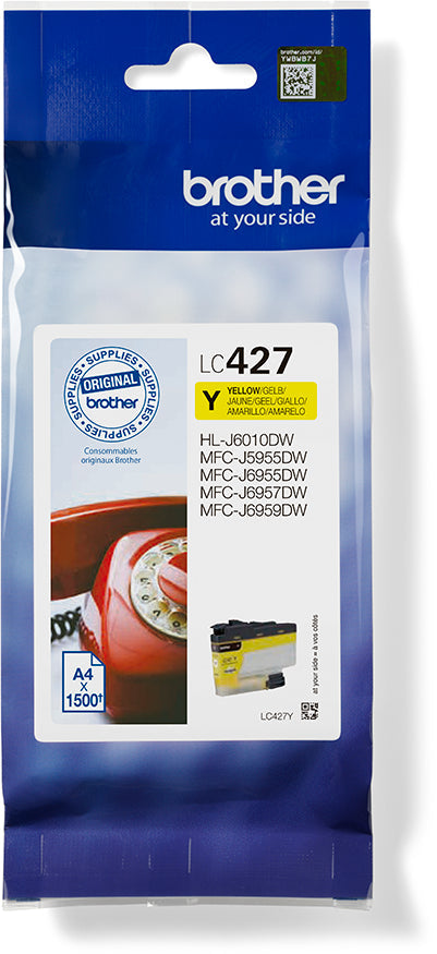 BROTHER Tintenpatrone yellow LC-427Y MFC-J5955 1500 Seiten Idealshop