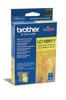 BROTHER Tintenpatrone HY yellow LC-1100HYY MFC-6490CW 750 Seiten Idealshop