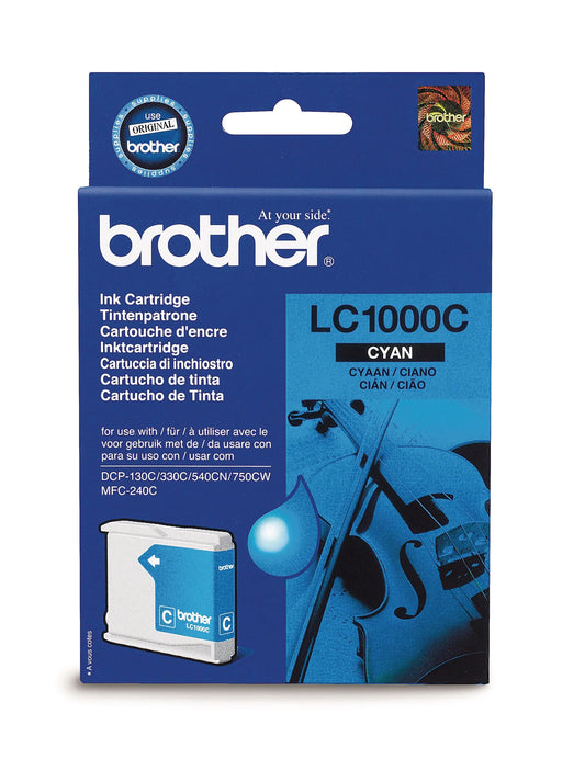 BROTHER Tintenpatrone cyan LC-1000C DCP-130C/MFC-240C 400 Seiten Idealshop