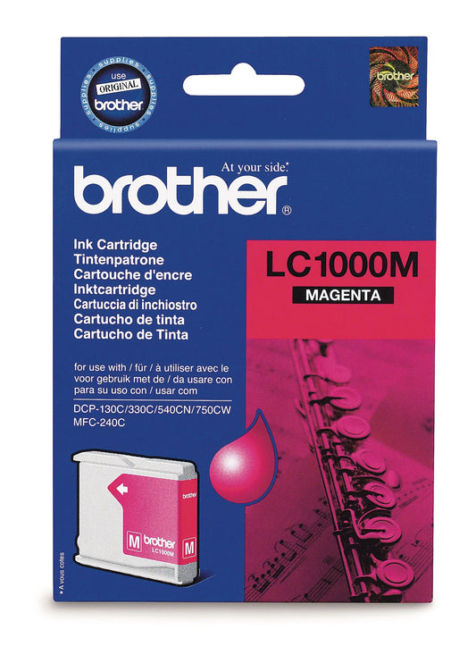 BROTHER Tintenpatrone magenta LC-1000M DCP-130C/MFC-240C 400 Seiten Idealshop