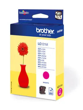 BROTHER Tintenpatrone magenta LC-121M DCP-J132 300 Seiten Idealshop