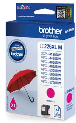 BROTHER Tintenpatrone magenta LC-225XLM MFC-J5620DW 1200 Seiten Idealshop
