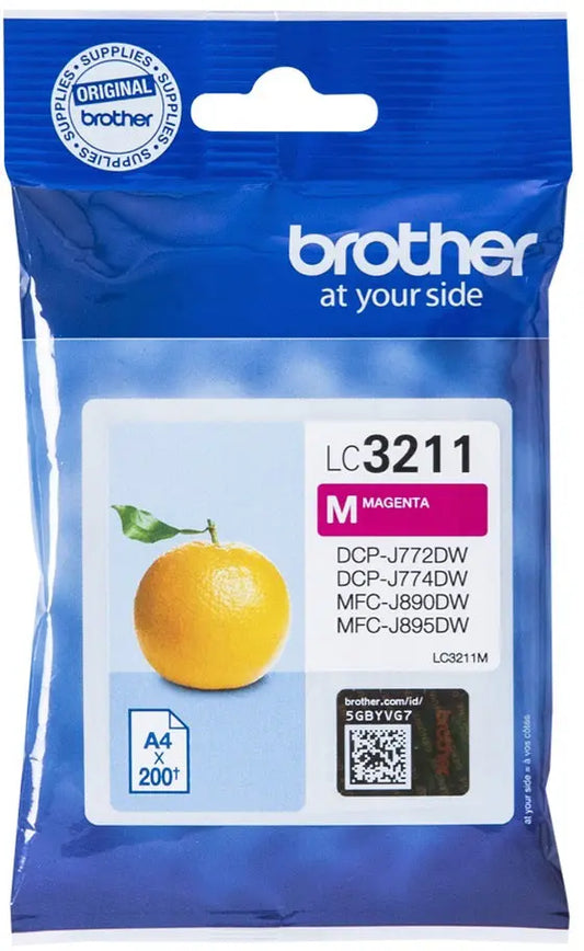 BROTHER Tintenpatrone magenta LC-3211M DCP-J774DW 200 Seiten Idealshop