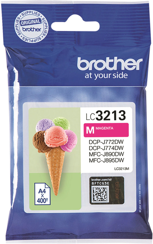 BROTHER Tintenpatrone magenta LC-3213M DCP-J774DW 400 Seiten Idealshop