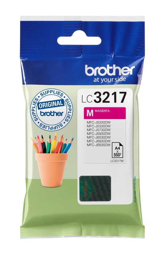 BROTHER Tintenpatrone magenta LC-3217M MFC-J6530DW 550 Seiten Idealshop