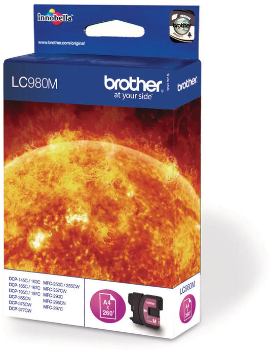 BROTHER Tintenpatrone magenta LC-980M DCP-165C 260 Seiten Idealshop