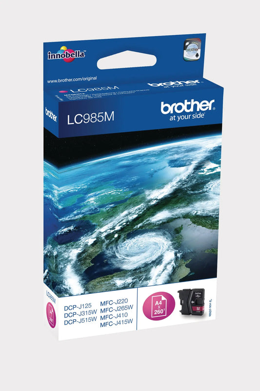 BROTHER Tintenpatrone magenta LC-985M DCP-J315W 260 Seiten Idealshop