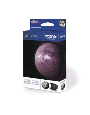 BROTHER Tintenpatrone schwarz LC-1220BK DCP-J525W 300 Seiten Idealshop