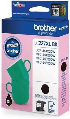 BROTHER Tintenpatrone schwarz LC-227XLBK MFC-J4620DW 1200 Seiten Idealshop